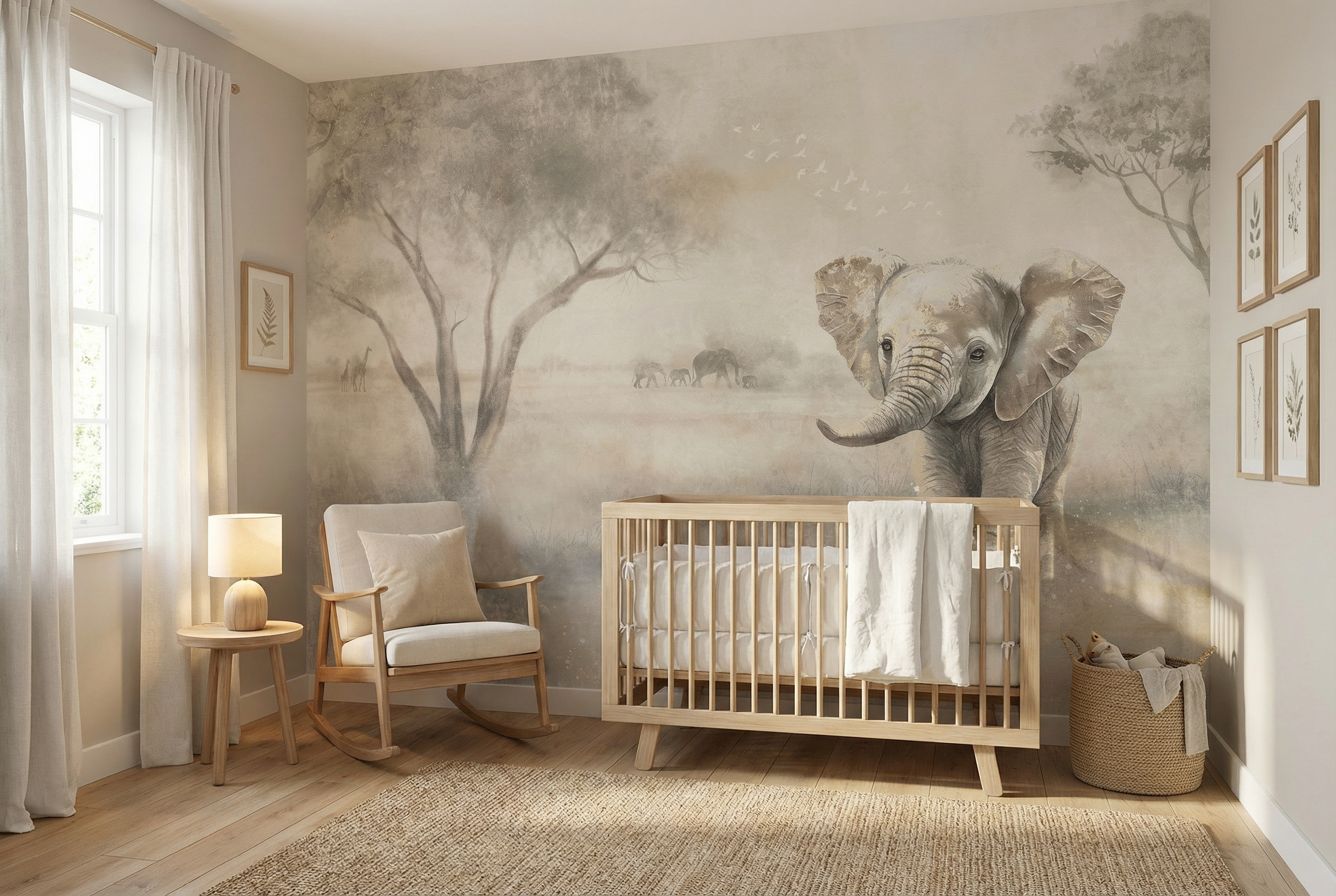 Behang Olifant