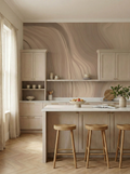Behang Desert Waves | Clay & Champagne