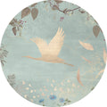 Behangcirkel Morning Bird | Mint