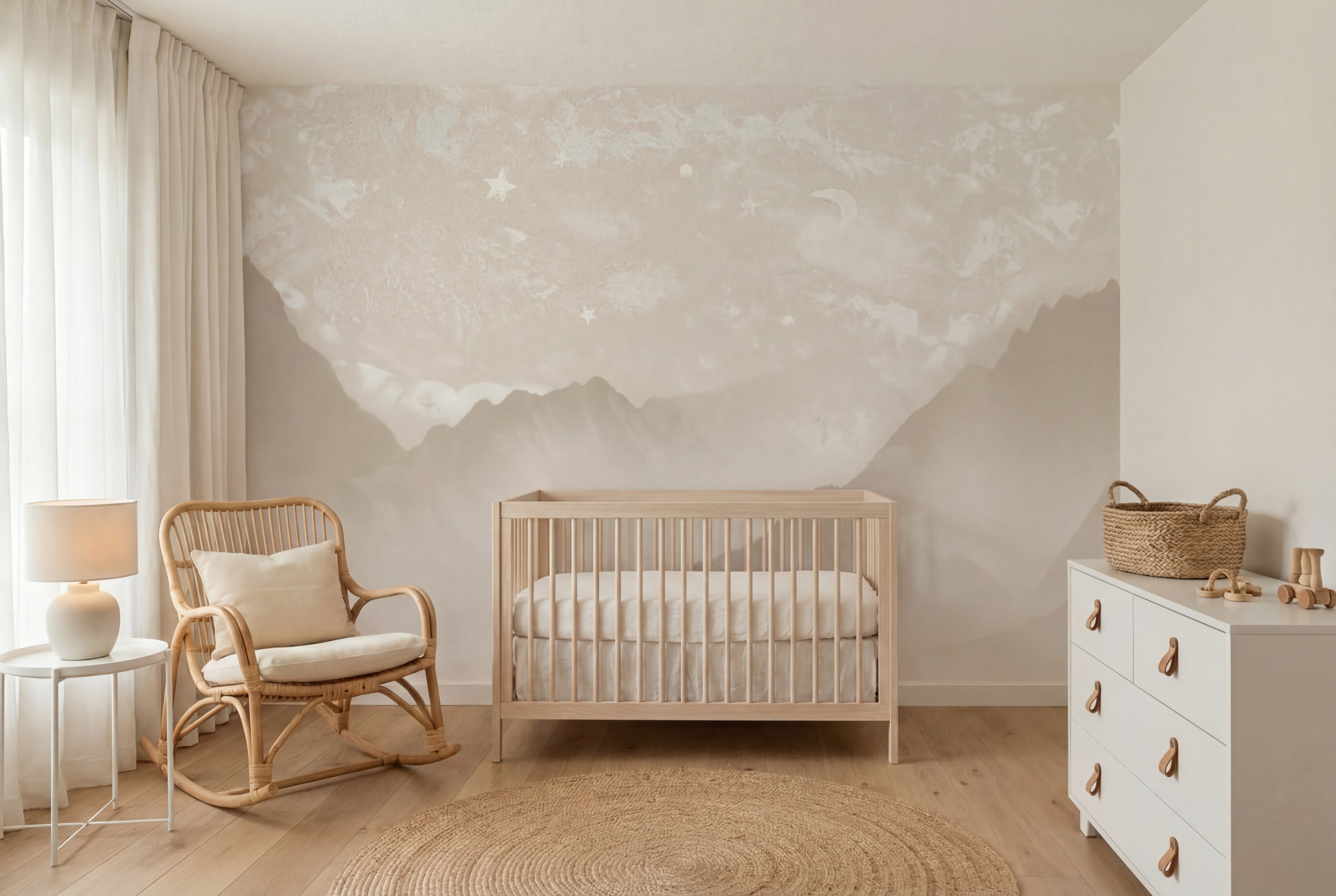 Behang Desert Animals | Taupe | Background