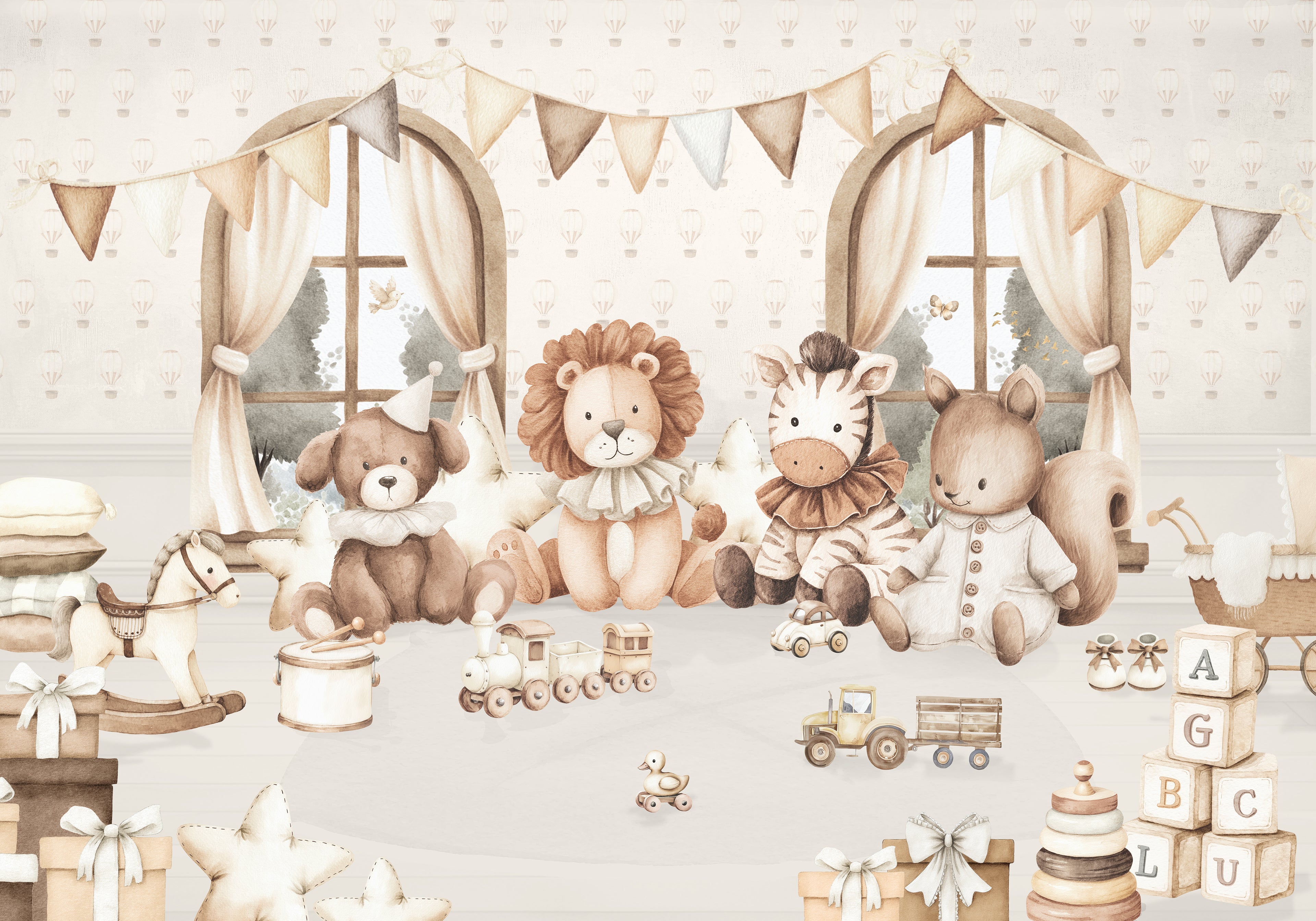 Behang Teddyberen