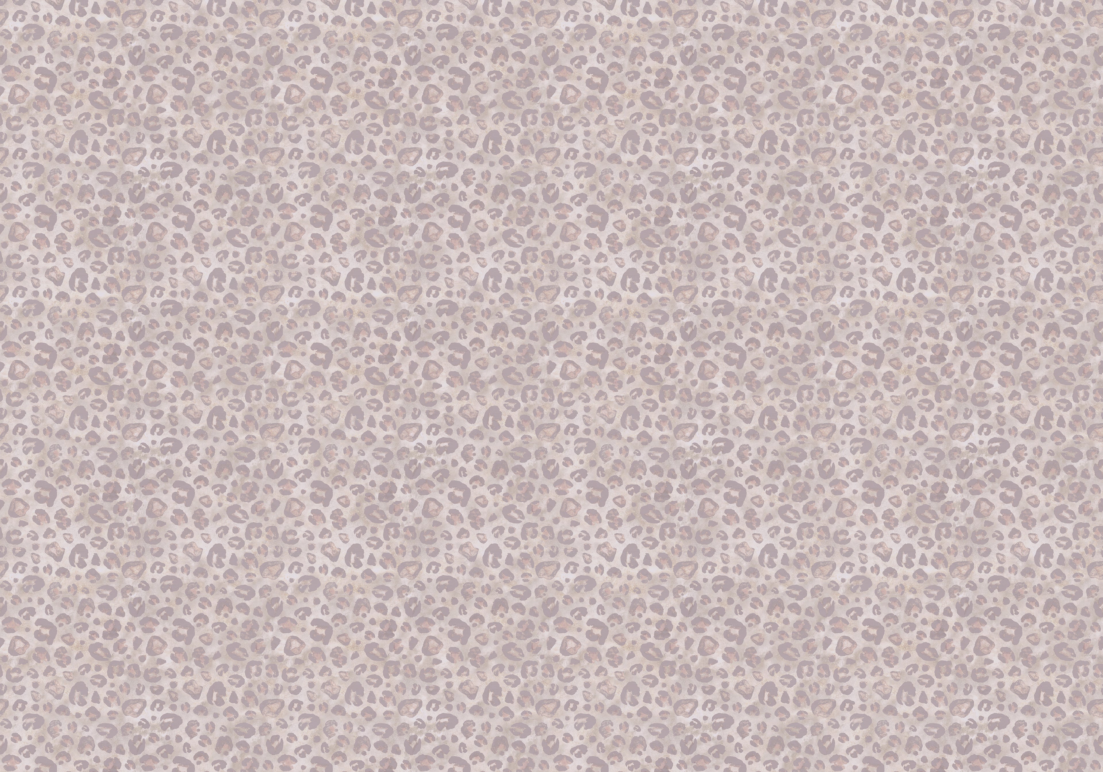 Behang Wild Leopard | Paars