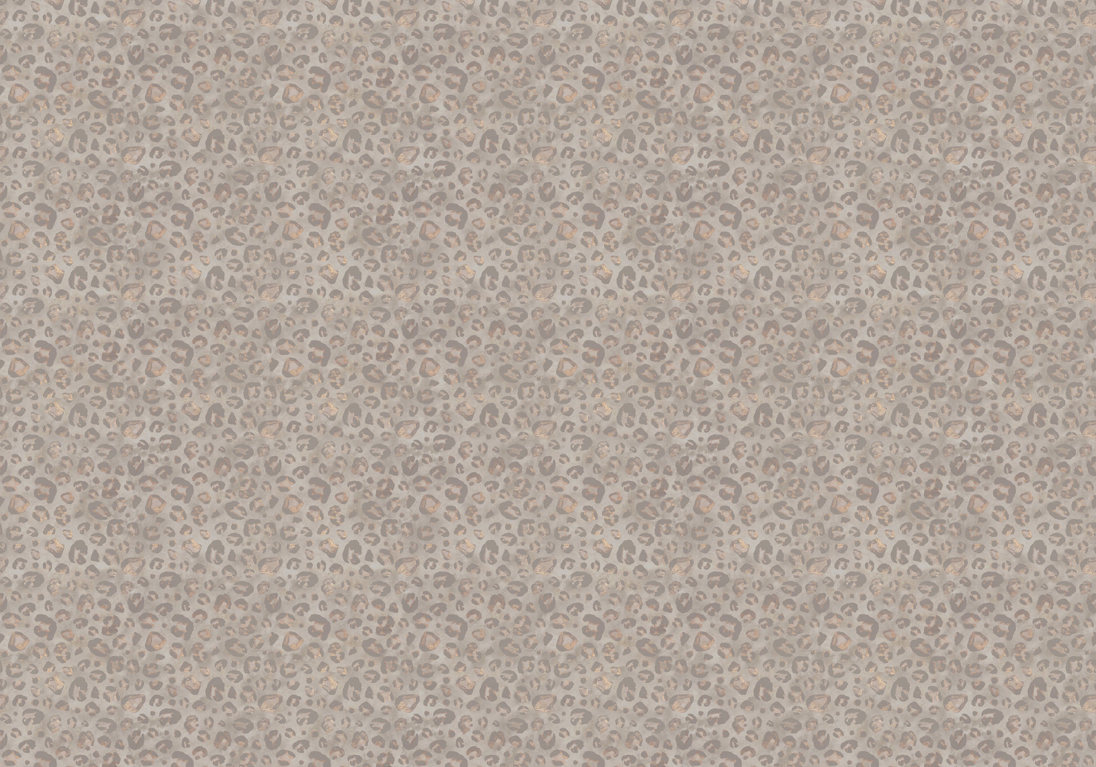 Behang Wild Leopard | Taupe