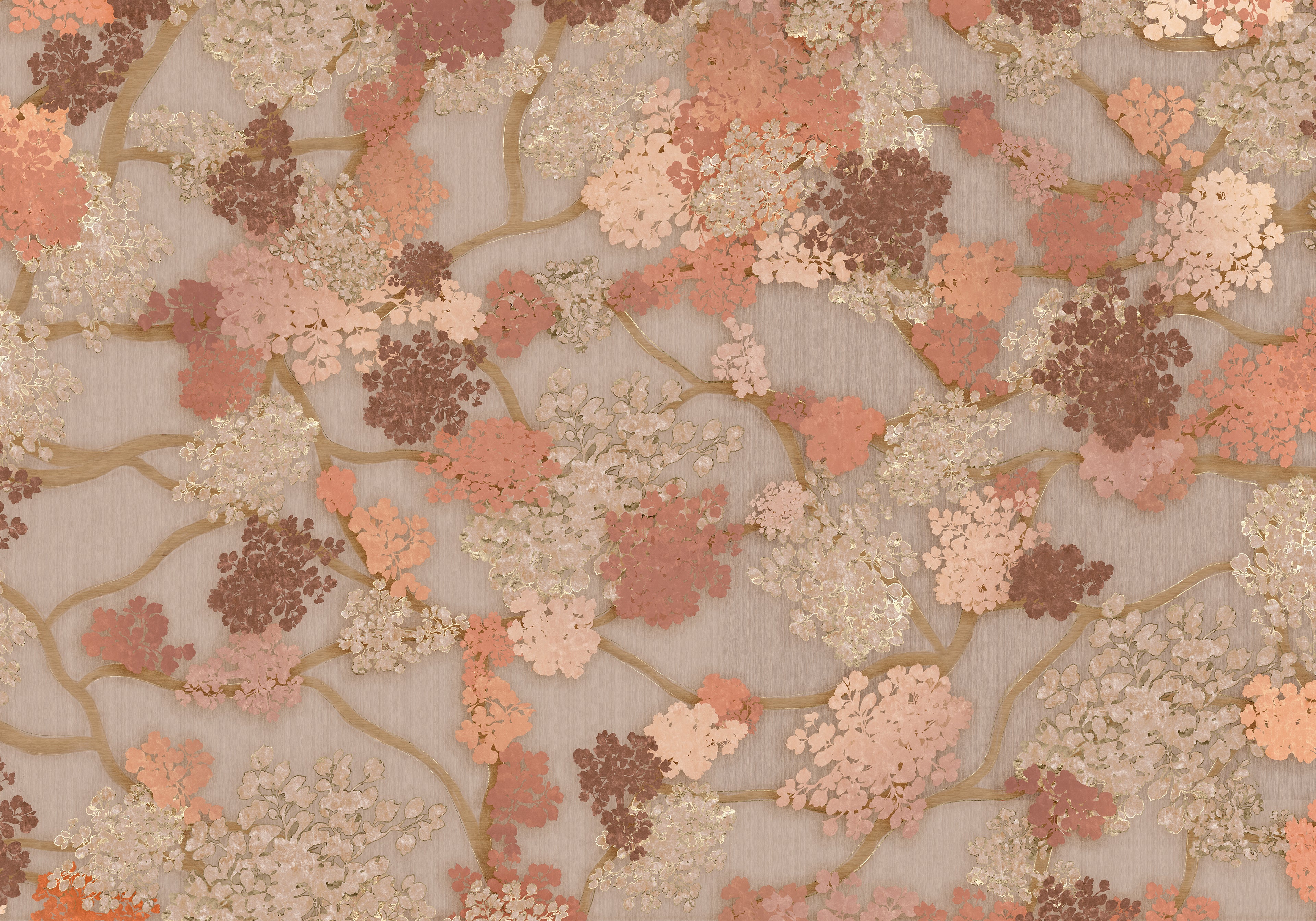 Behang Blush Bloom | Clay