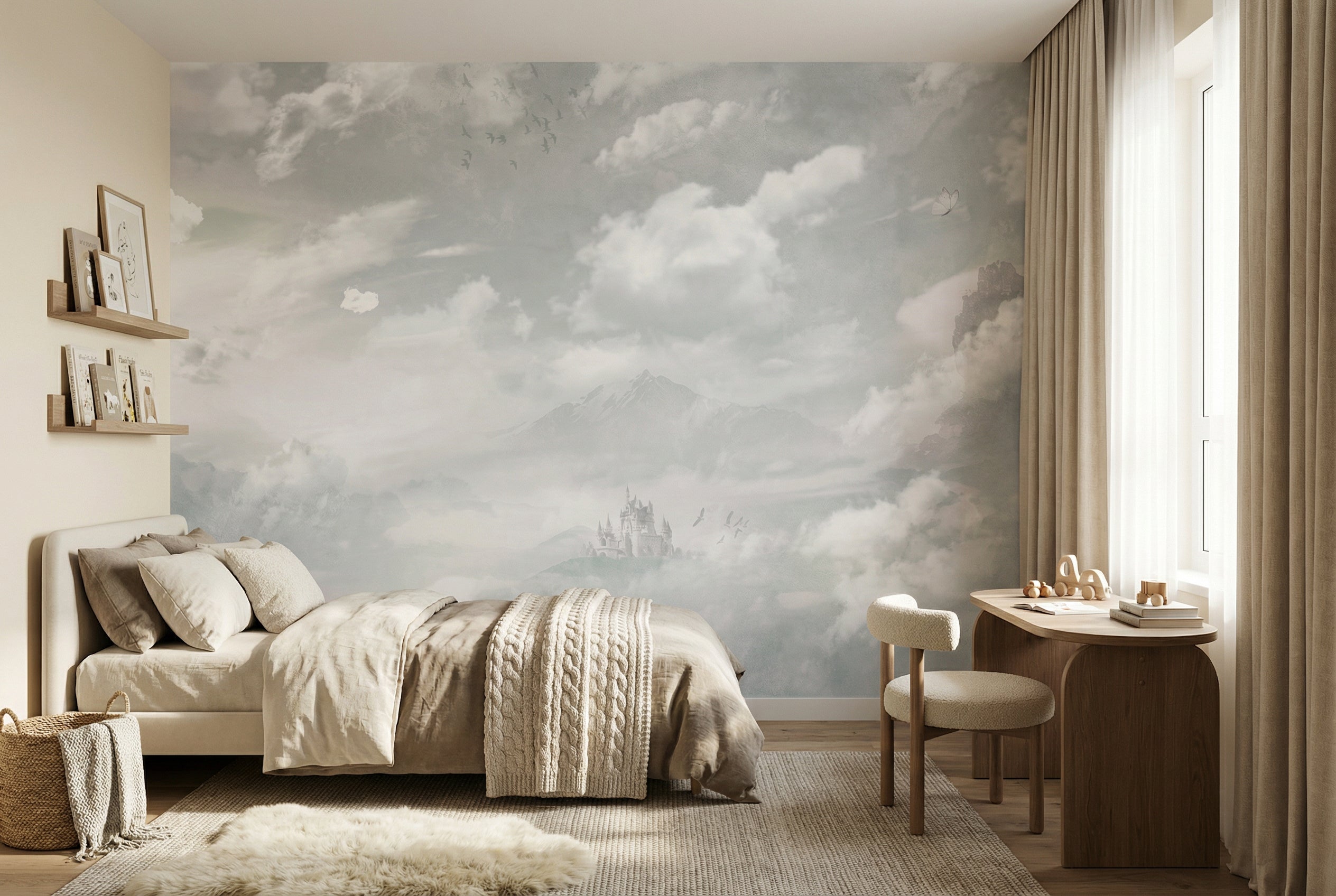 Behang Sweet Dreams | Blauw