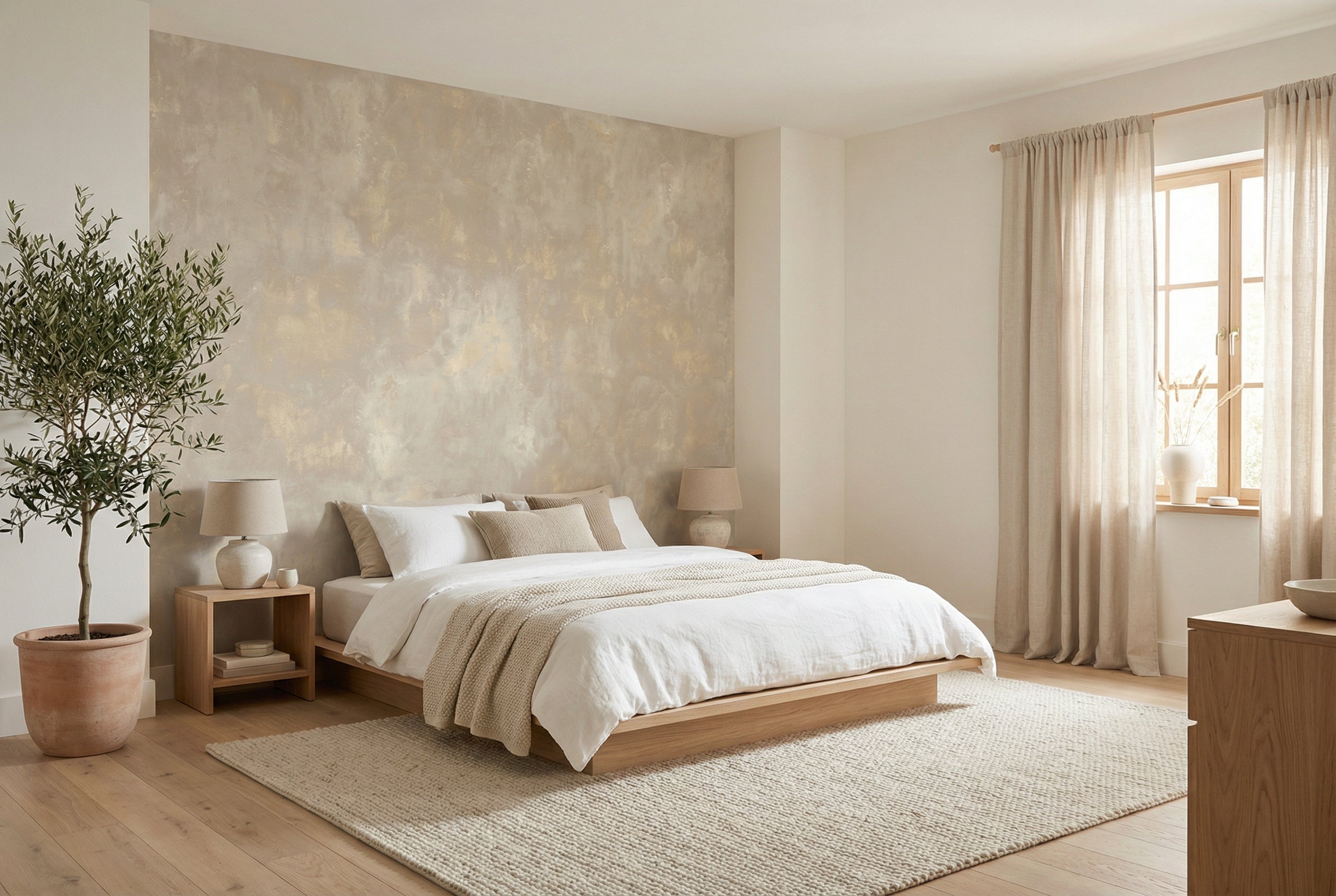 Behang Concrete Gold | Beige