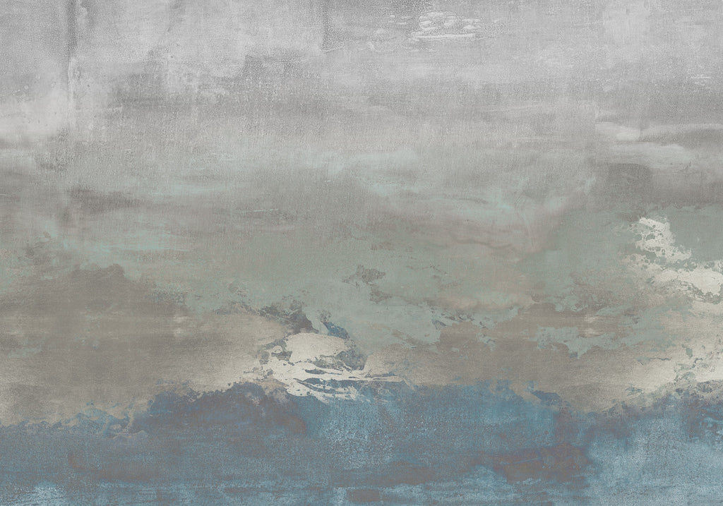 Behang Abstract | Blauw