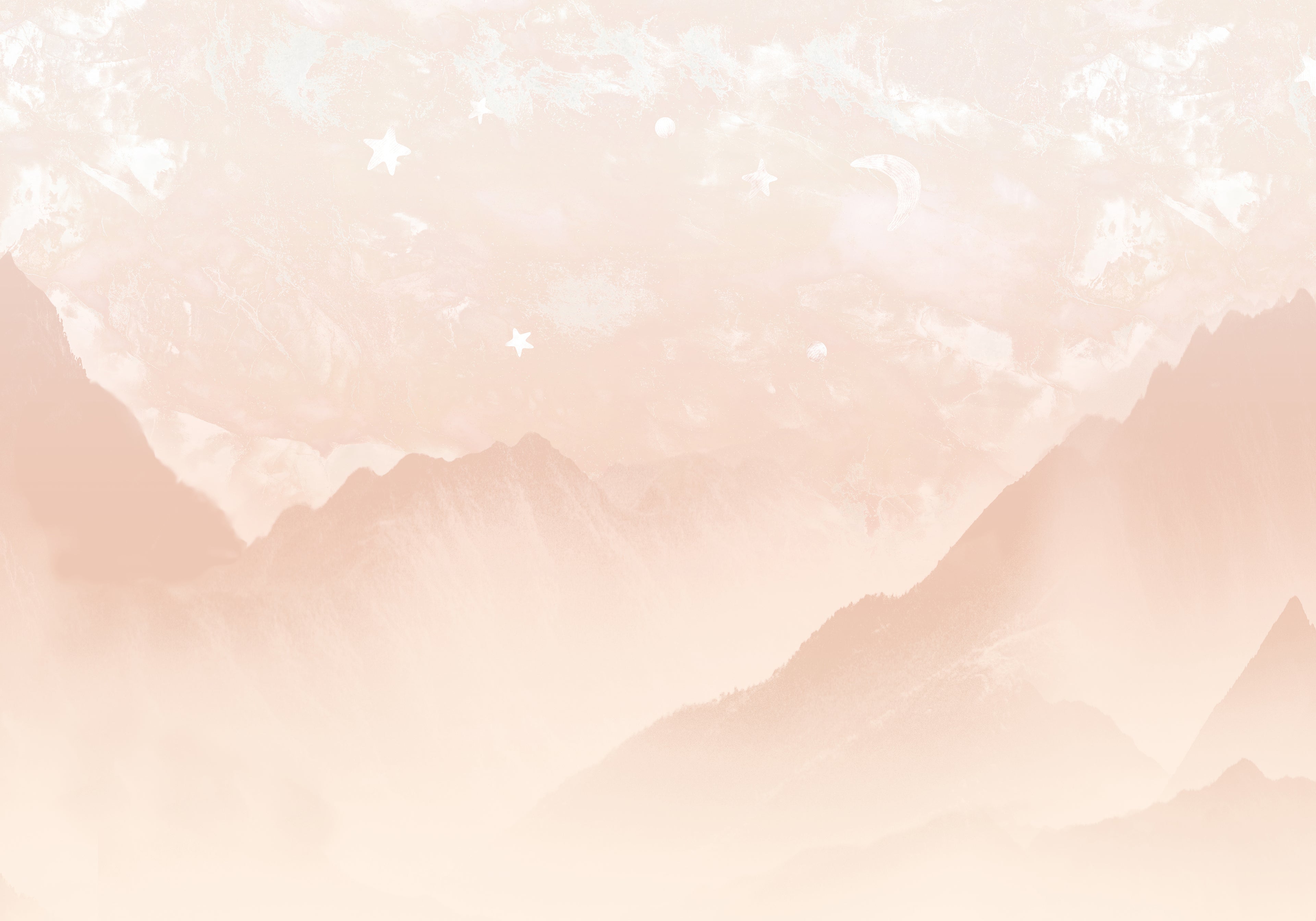 Behang Desert Animals | Roze | Background