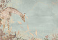 Behang Giraffe | Mint