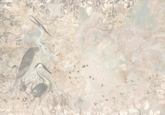 Behang Marble Sky | Roze