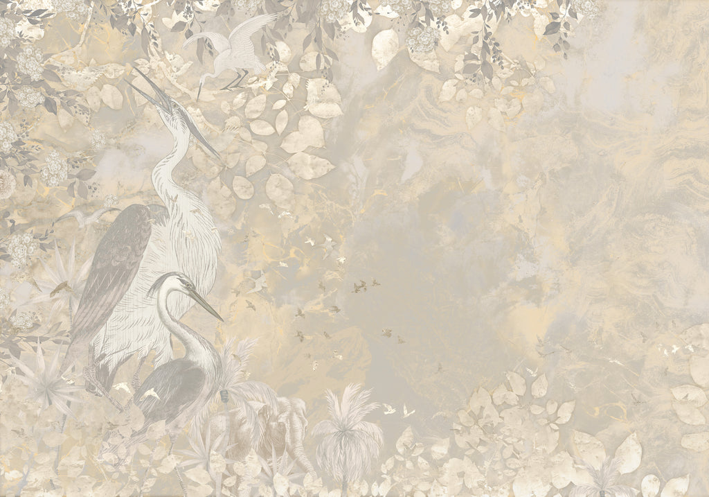 Behang Marble Sky | Beige