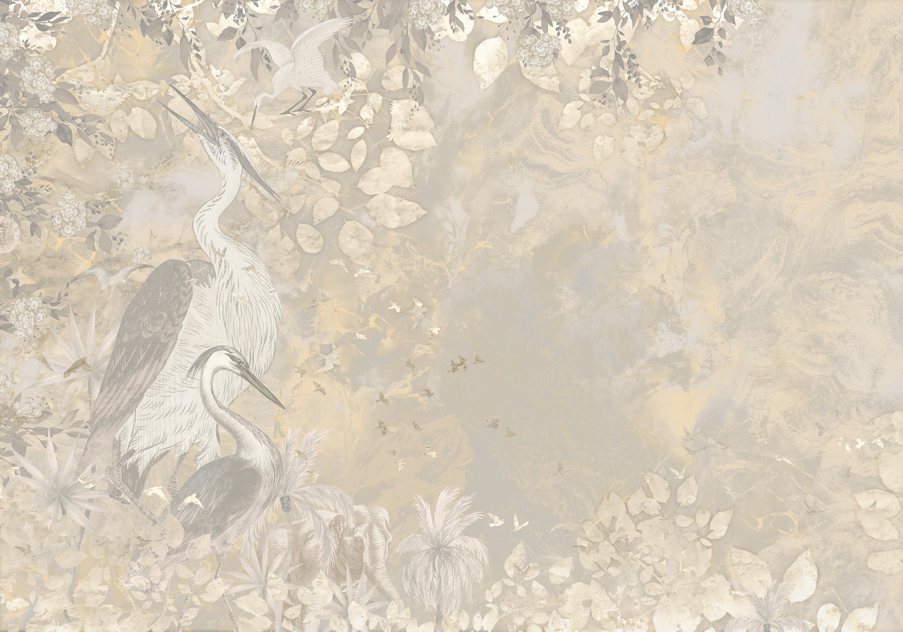 Behang Marble Sky | Beige