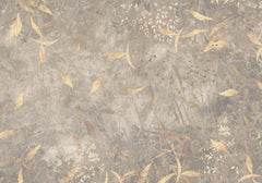 Behang Golden Leaves | Beige