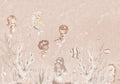 Behang Swimming Mermaids | Roze