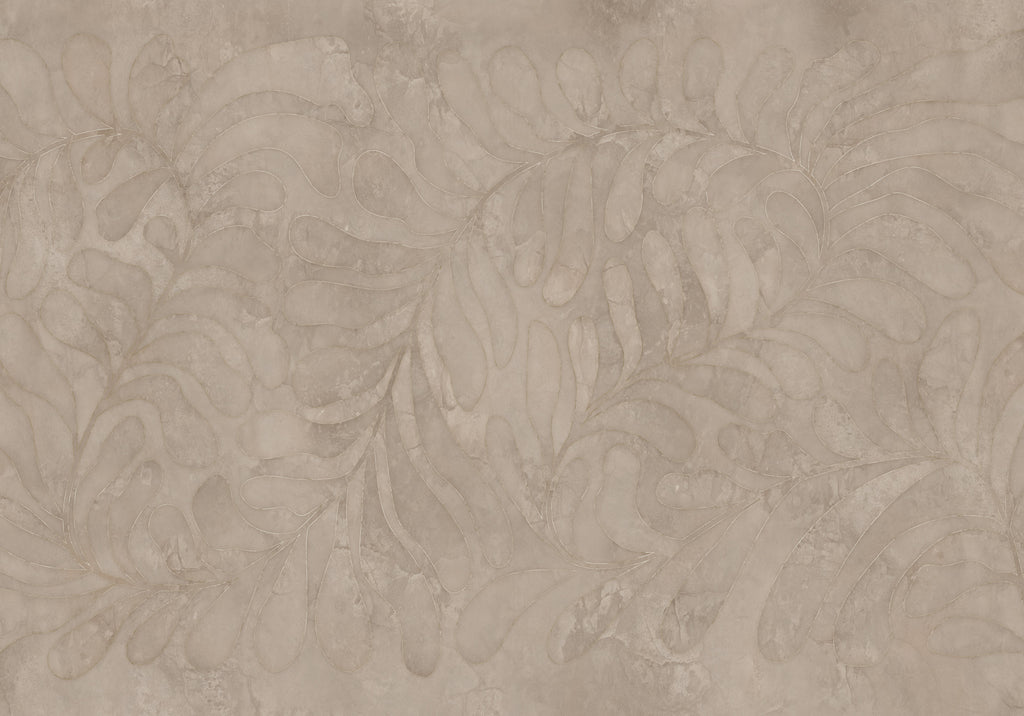 Behang Leaf | Clay