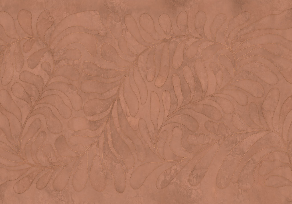 Behang Leaf | Terra