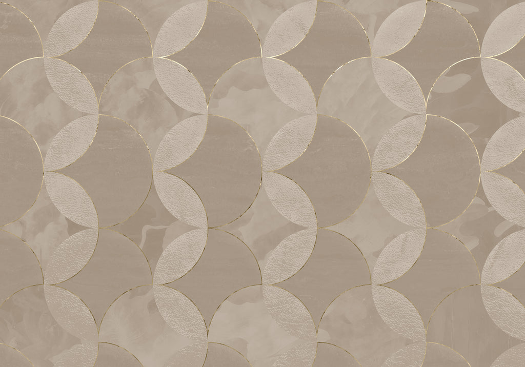 Behang Circle | Clay