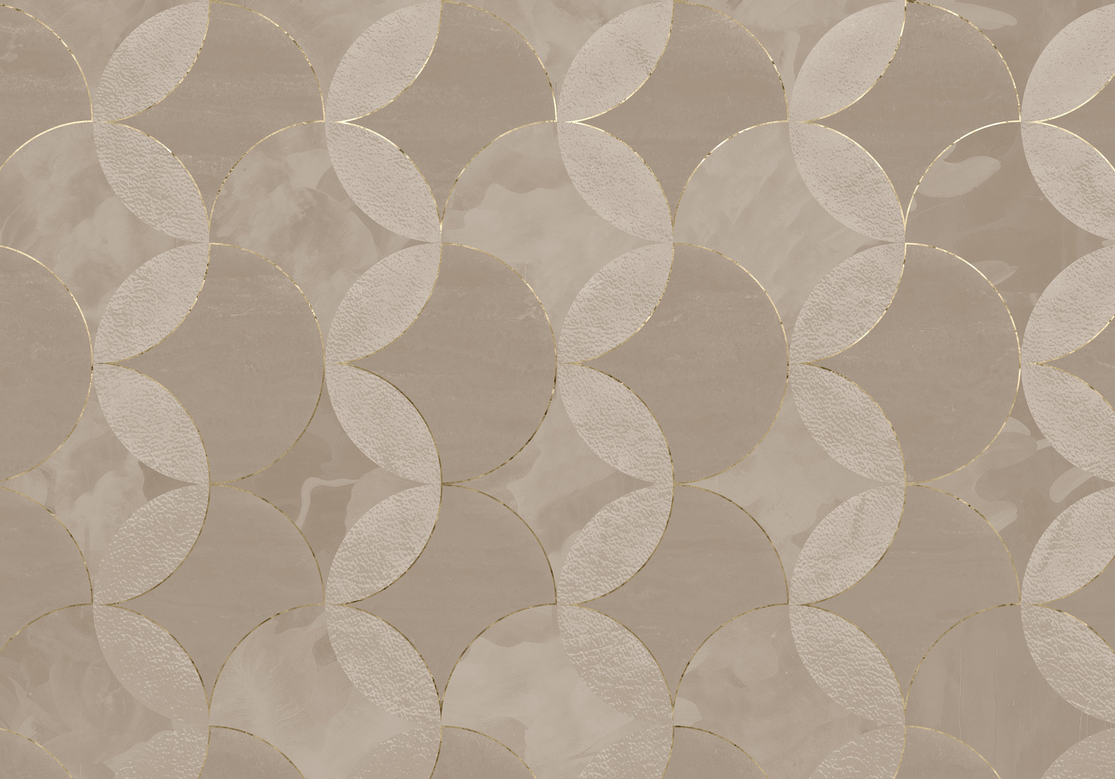Behang Circle | Clay