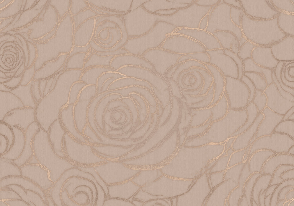 Behang Wild Roses | Clay