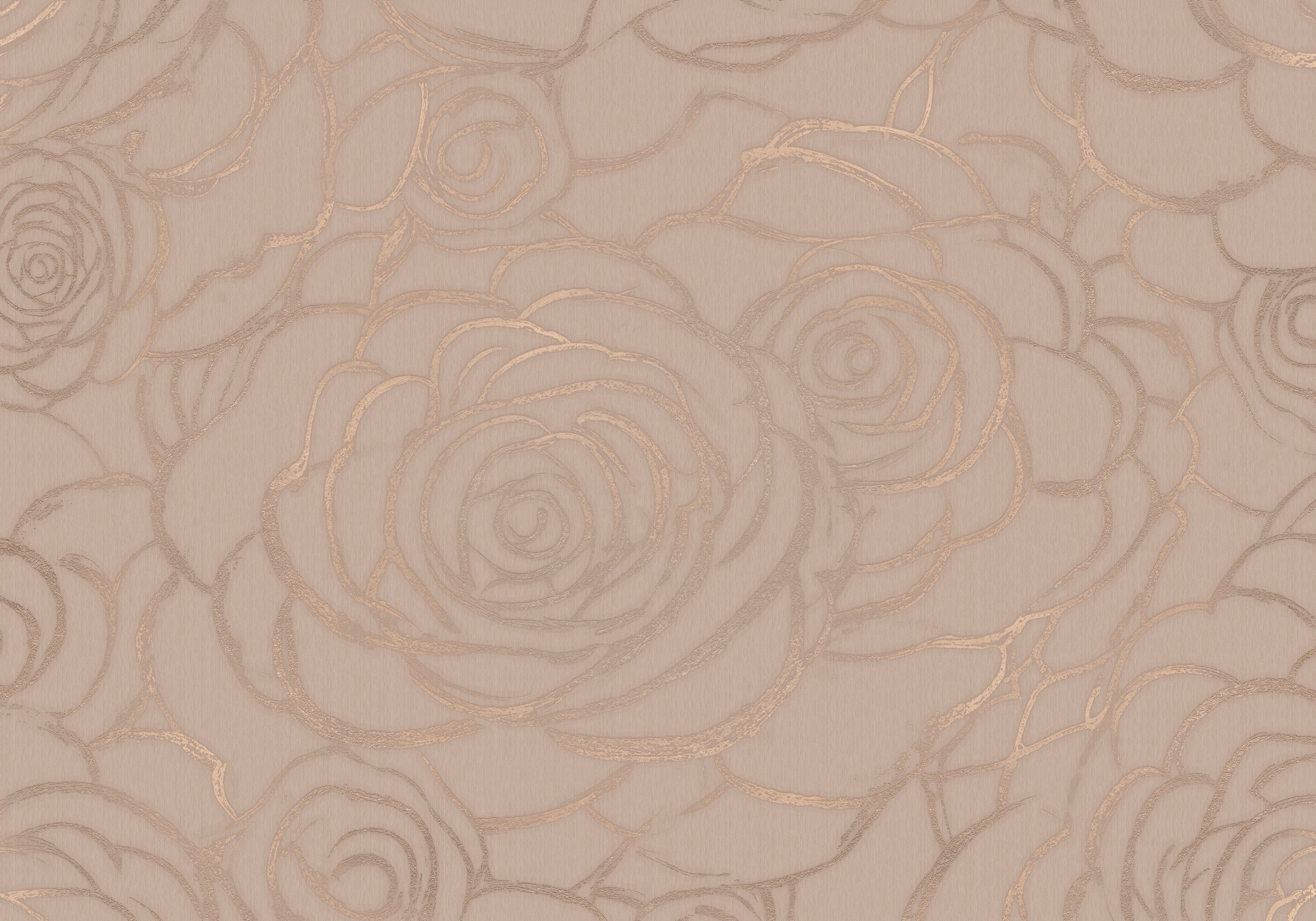 Behang Wild Roses | Clay
