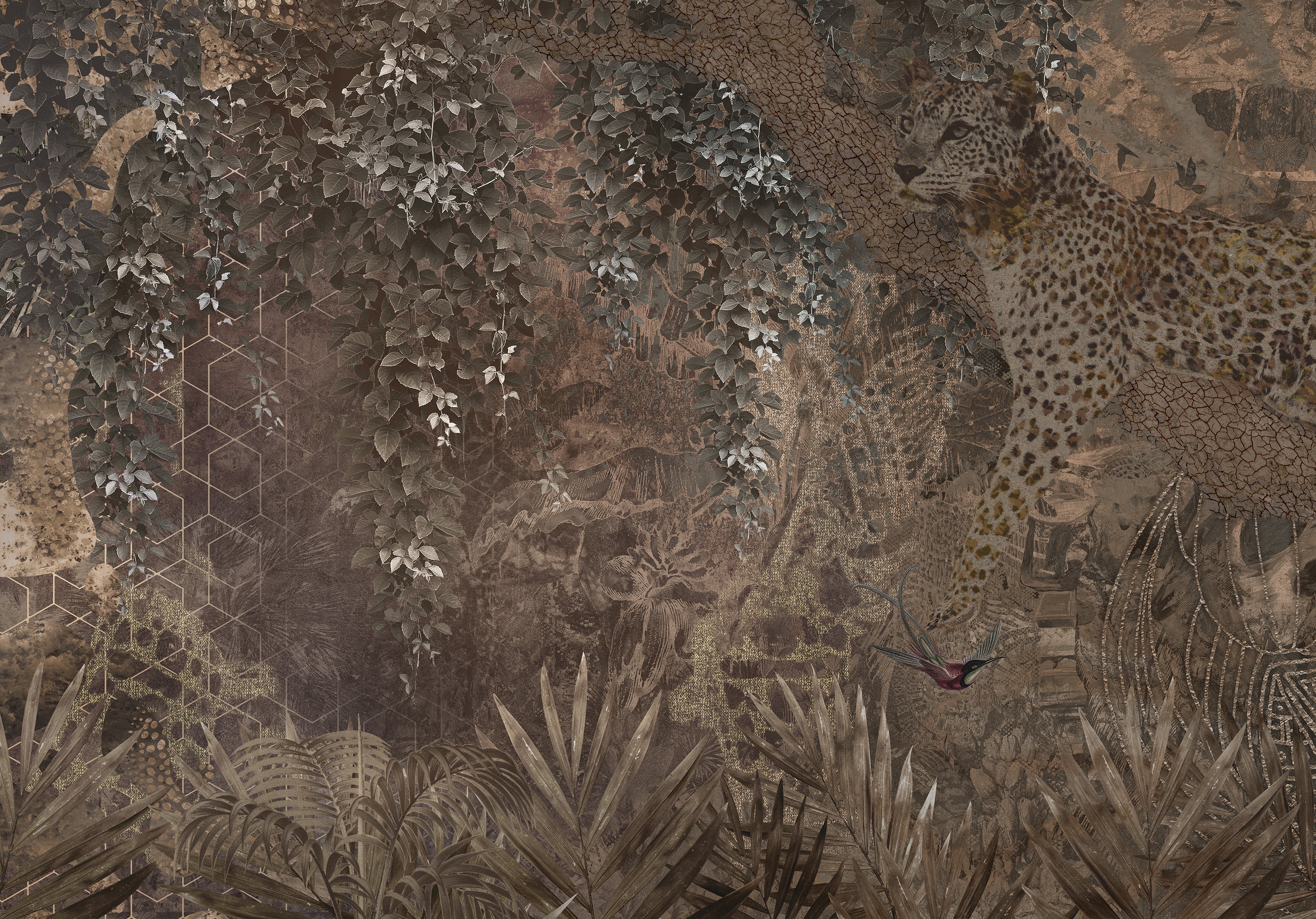 Behang Leopard Muse