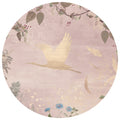 Behangcirkel Morning Bird | Roze