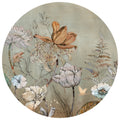 Behangcirkel Floral Garden | Groen