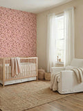 Behang Wild Leopard | Roze