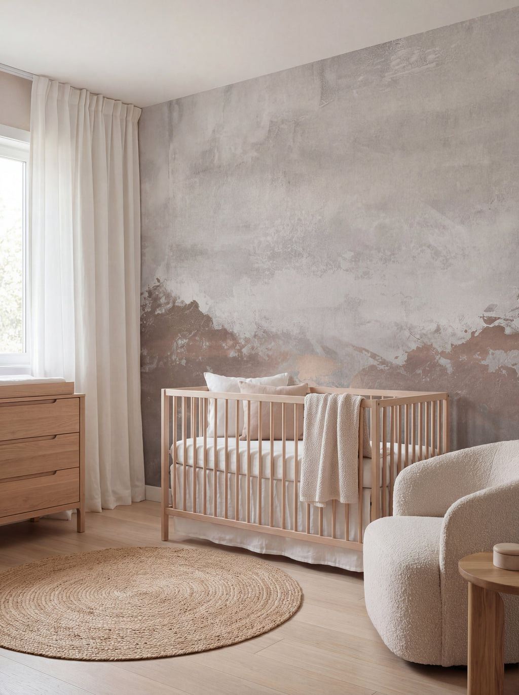 Behang Abstract | Taupe