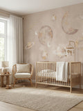 Behang Pastel Planets | Roze