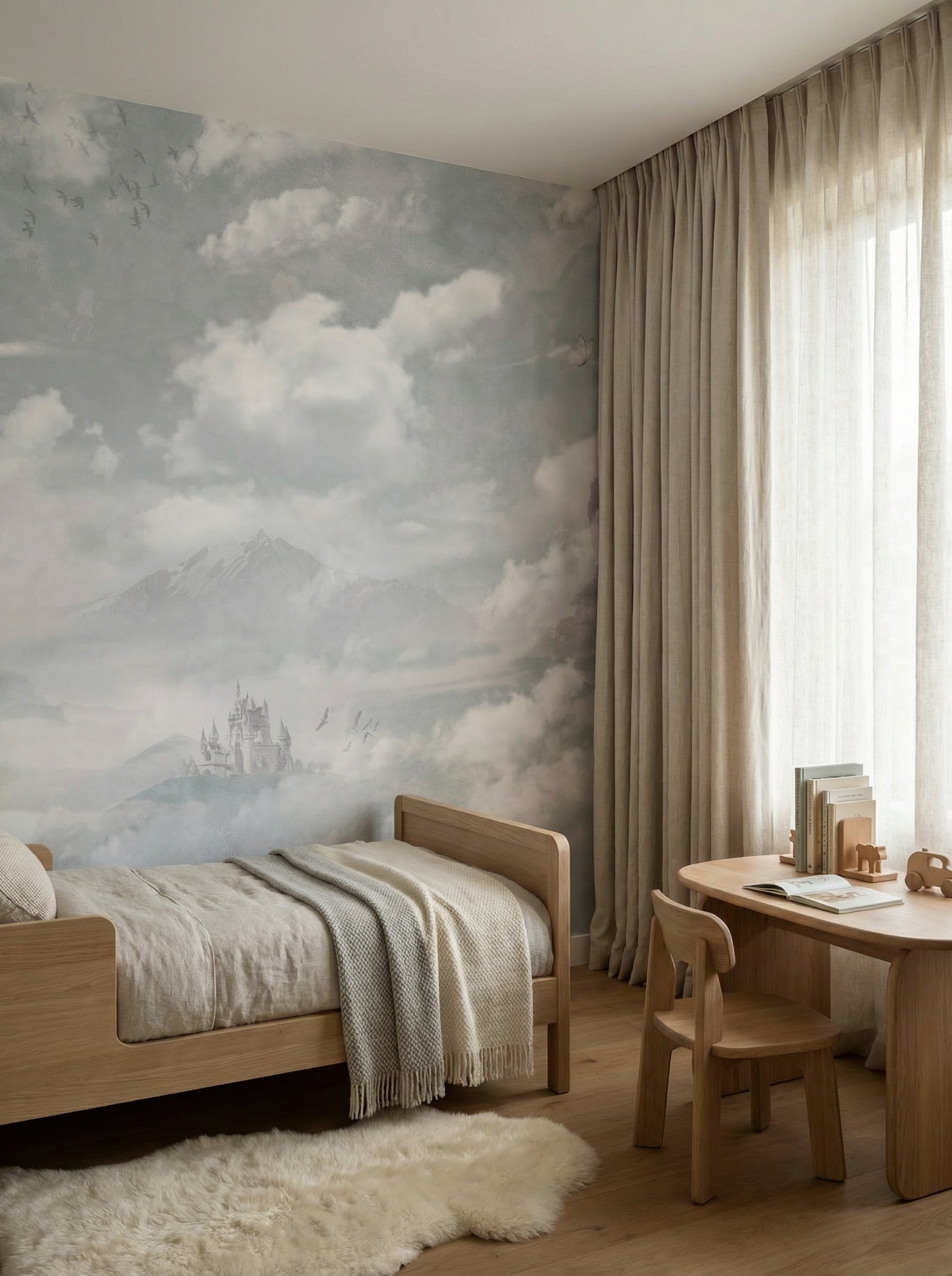 Behang Sweet Dreams | Blauw
