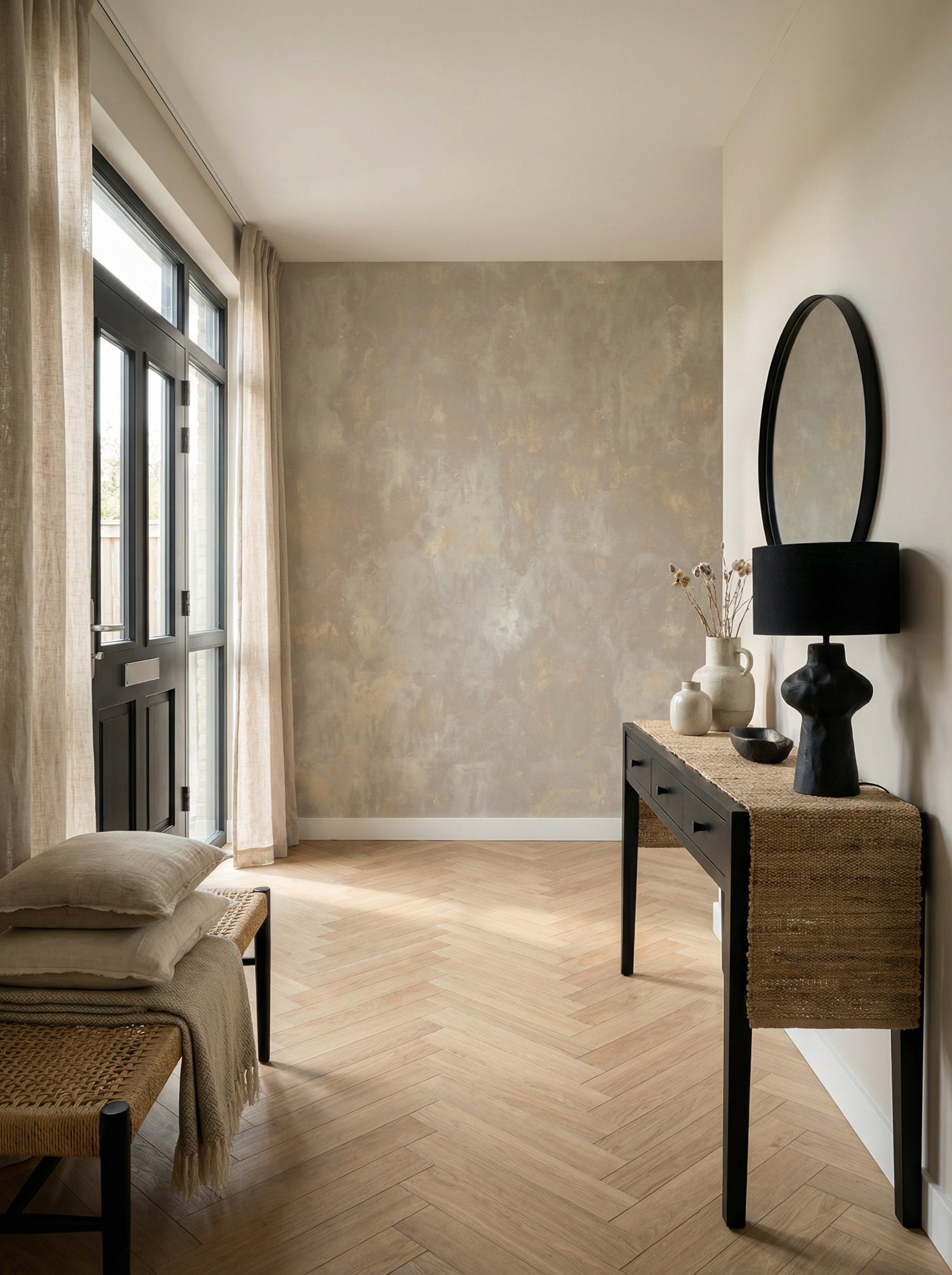 Behang Concrete Gold | Beige