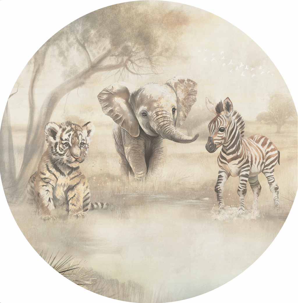 Behangcirkel Safari