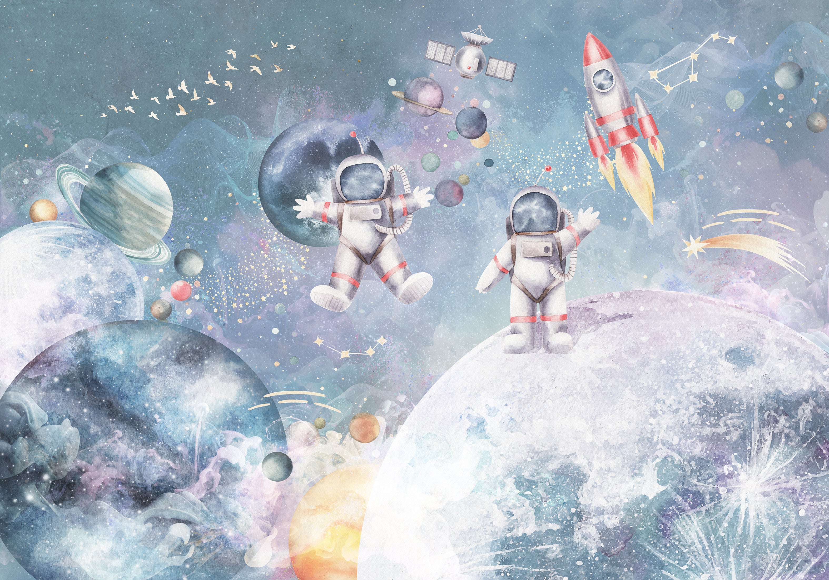 Behang Astronaut