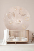 Behangcirkel Pastel Planets | Roze