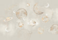 Behang Pastel Planets | Beige