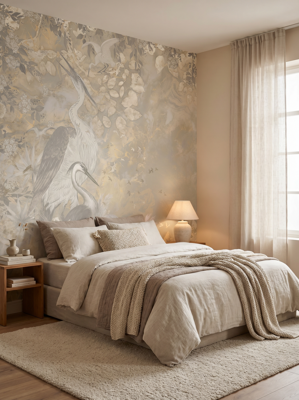 Behang Marble Sky | Beige